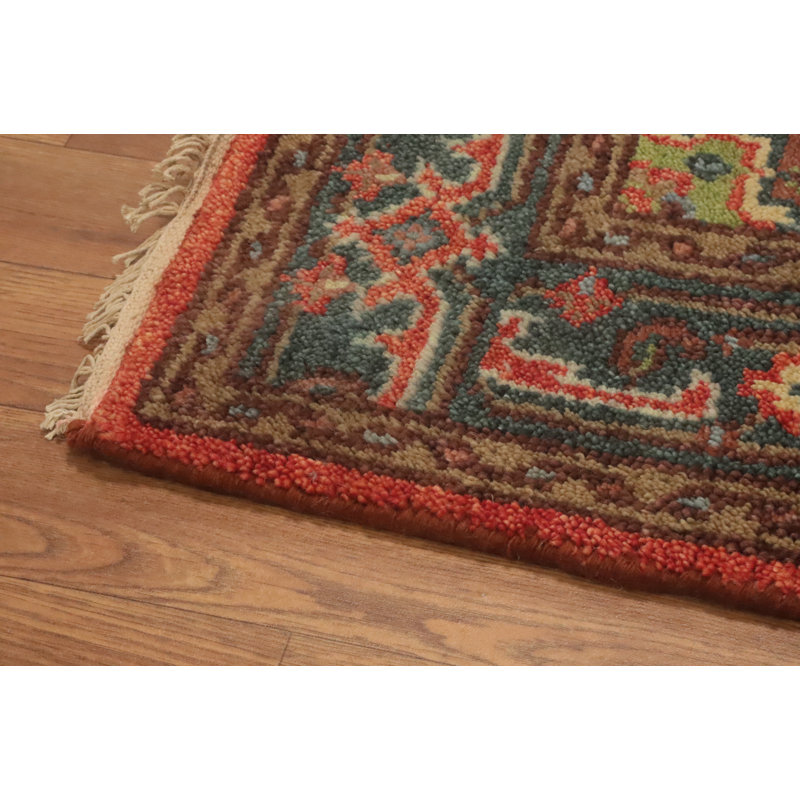 Tapis traditionnel indien à motif géométrique 3 x 5
