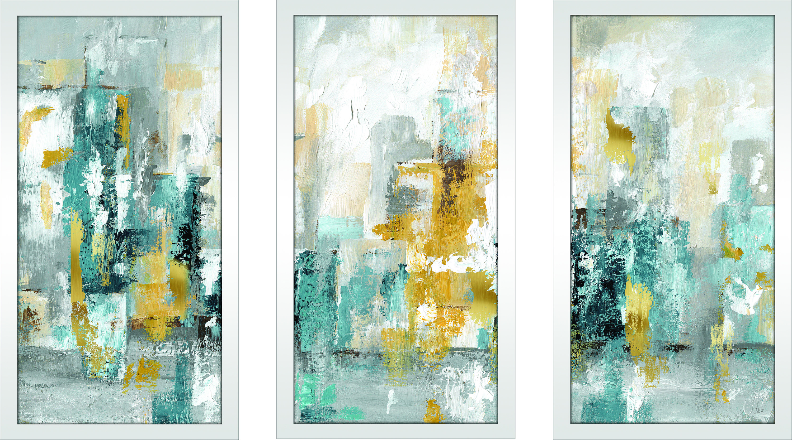 Ivy Bronx 'City Views II' 3 Piece Framed Painting Print Set & Reviews ...
