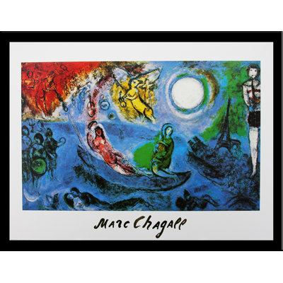 Museum Masters 'The Concert' by Marc Chagall Framed Painting Print