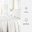 Ensemble de draps 100% satin de coton-105688832