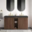 Meuble-lavabo avec lavabo et grand rangement 60F