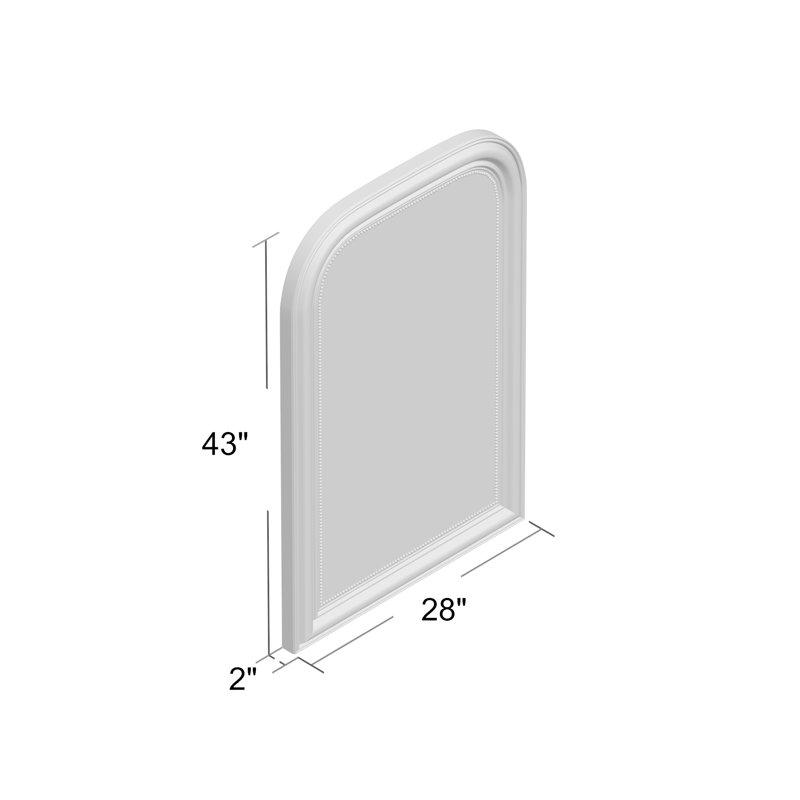 Waverly Rectangle Metal Wall Mirror, Gold Leaf