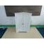 Armoire de plancher au sol avec 2 portes et tablettes réglables, armoire de rangement étroite autoportante, armoires de rangement en coin pour la salle de bain, la cuisine, le salon ou la chambre à coucher