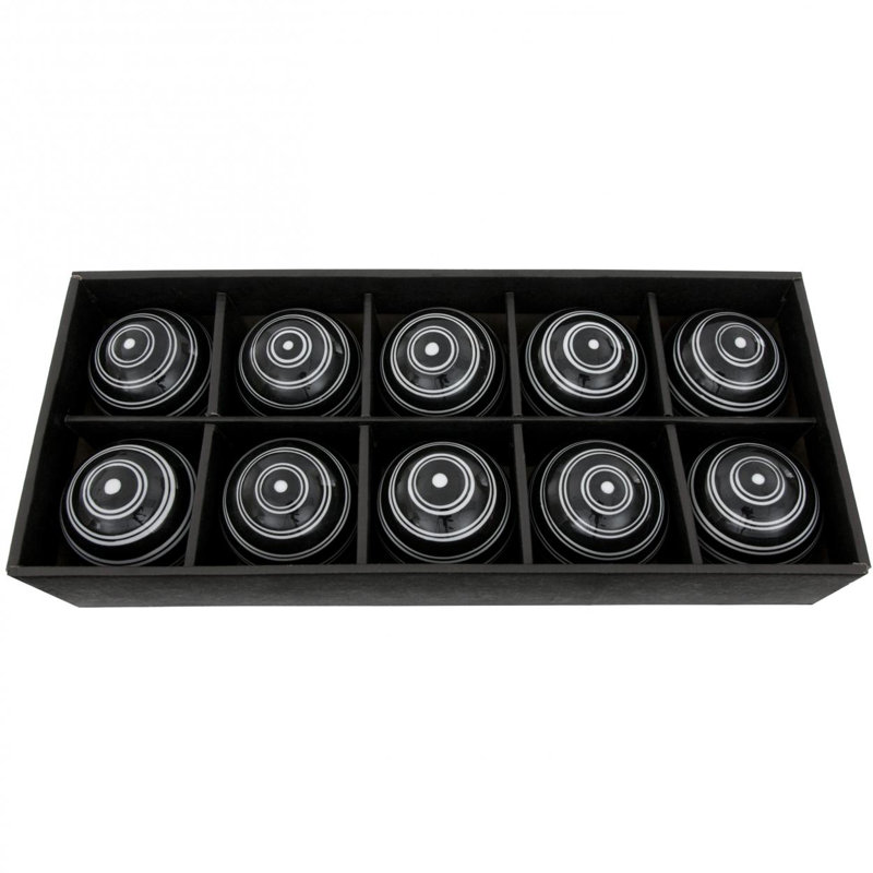 Arpita Vase Filler, White/Black