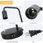 Lampe de chevet USB, lampe de chevet moderne avec deux ports de chargement USB pour la chambre à coucher