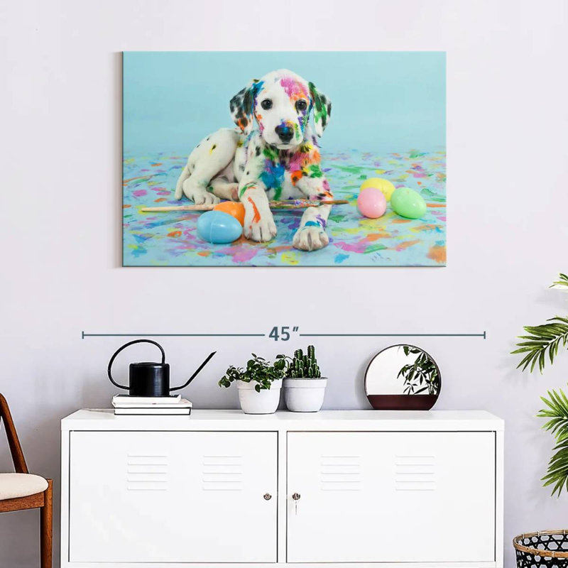 Brampt Easter Dalmatian Puppy, 24" H x 36" W