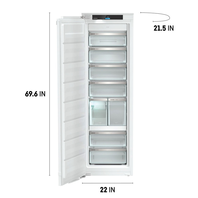 Freezer For Integrated Use With Nofrost