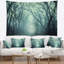 Forêt effrayante avec tapisserie vert clair-1294485752
