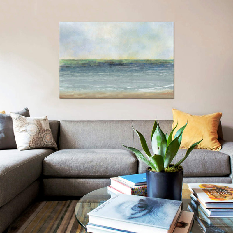«Ocean Breeze I», impression sur toile, H 26 po x l 40 po x P 1,5 po, Toile tendue, Pas de tapis