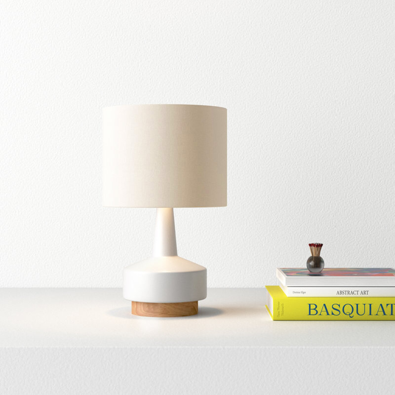 Aleksi Ceramic Table Lamp, White