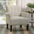 Accent Rivet Tufted Polyester Armchair