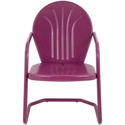 Fauteuil tulipe rétro d'extérieur 34 pouces