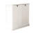White Laundry Sorter With Two Compartments, Painting, Removable Bags For Storage, Simple Assembly, 100-Pound Load Capacity Cabinet - White, Construction, Coated, Cloth Bags, 100Lb Support, Assembly-1226467603