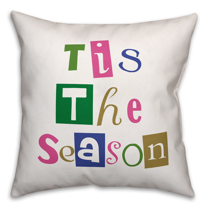 Reversible Throw Pillow, 16" x 16", Throw Pillow
