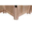 Paravent pliant en bois naturel à 6 panneaux, 210 cm (L) x 165 cm (H),