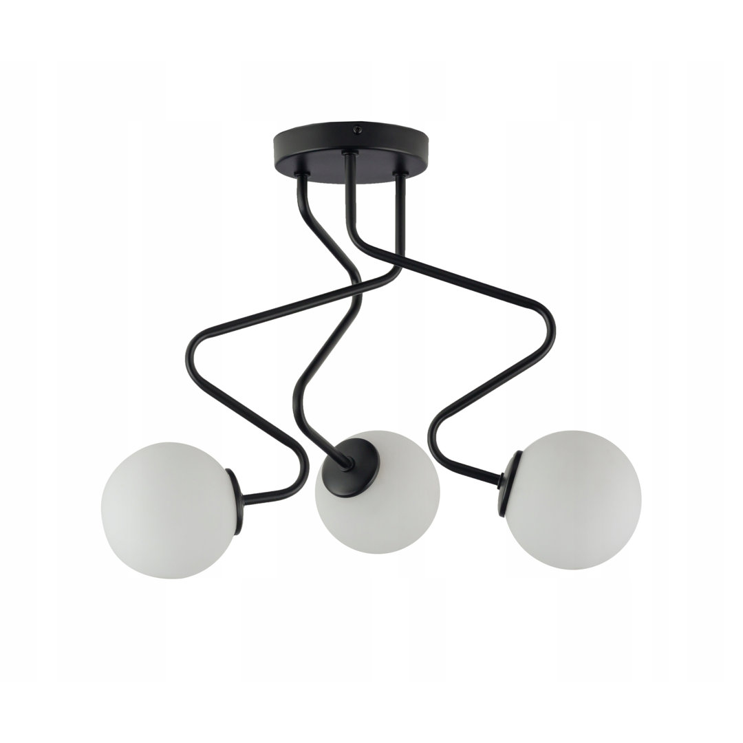 3 - Light 41Cm Bulb Semi Flush Mount