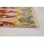 Tapis de couloir en laine noué à la main de conception unique noué à la main New Age 2 pi 6 po x 12 pi 2 po Tapis décoratif en jaune
