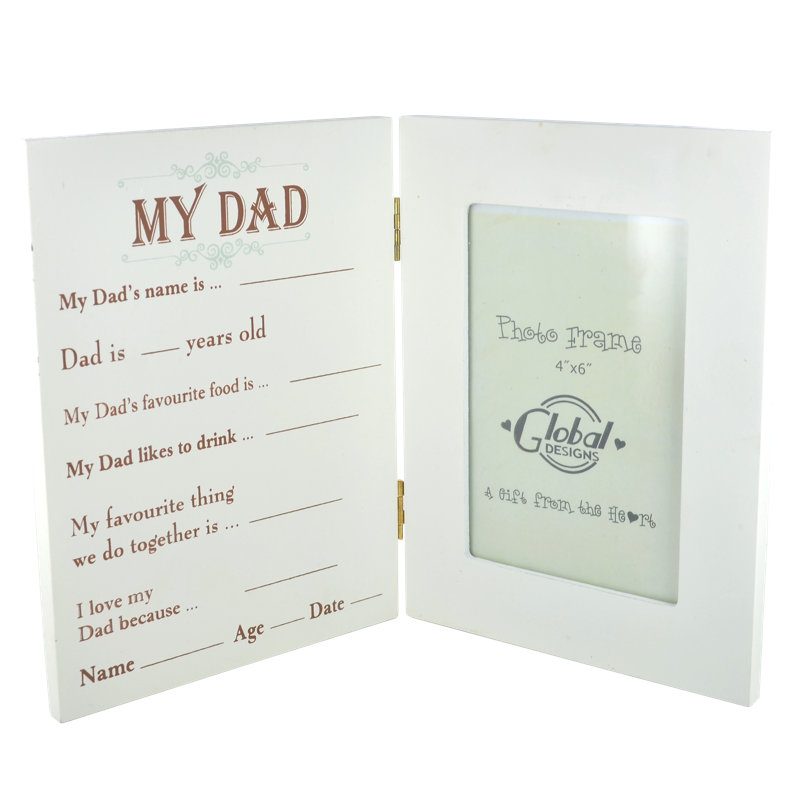 Aswaldi Cream Wood Matte Picture Frame