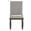 Chaise d'appoint en bois massif Donnellson-41839700