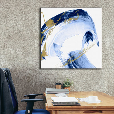 «Golden Current 2» par Ethan Harper, art mural sur toile