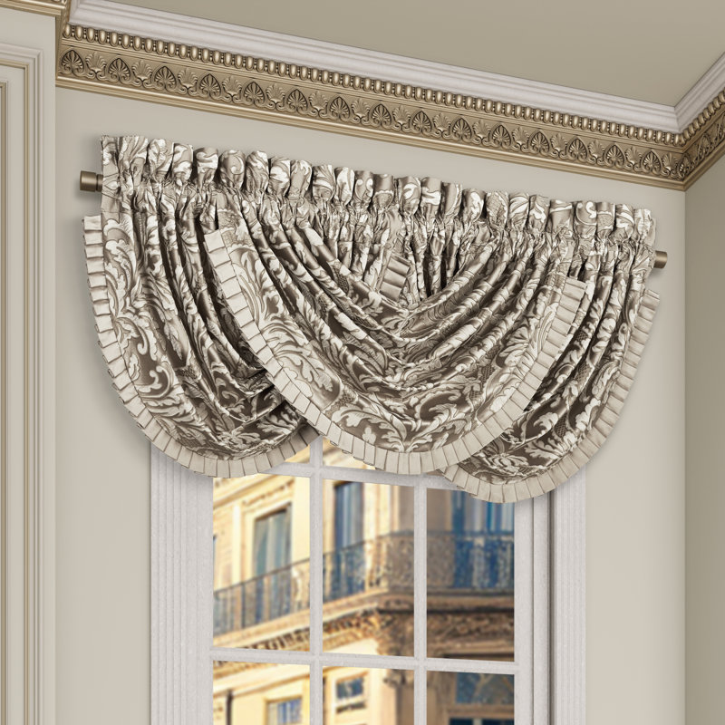 Brunello Damask Swag Window Valance