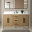 Meuble-lavabo simple 60 po avec plateau en marbre d'ingénierie 60 po-94811340-94811339