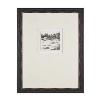«Meadow View» par Hardip Kaur, reproduction d'art encadrée sous verre