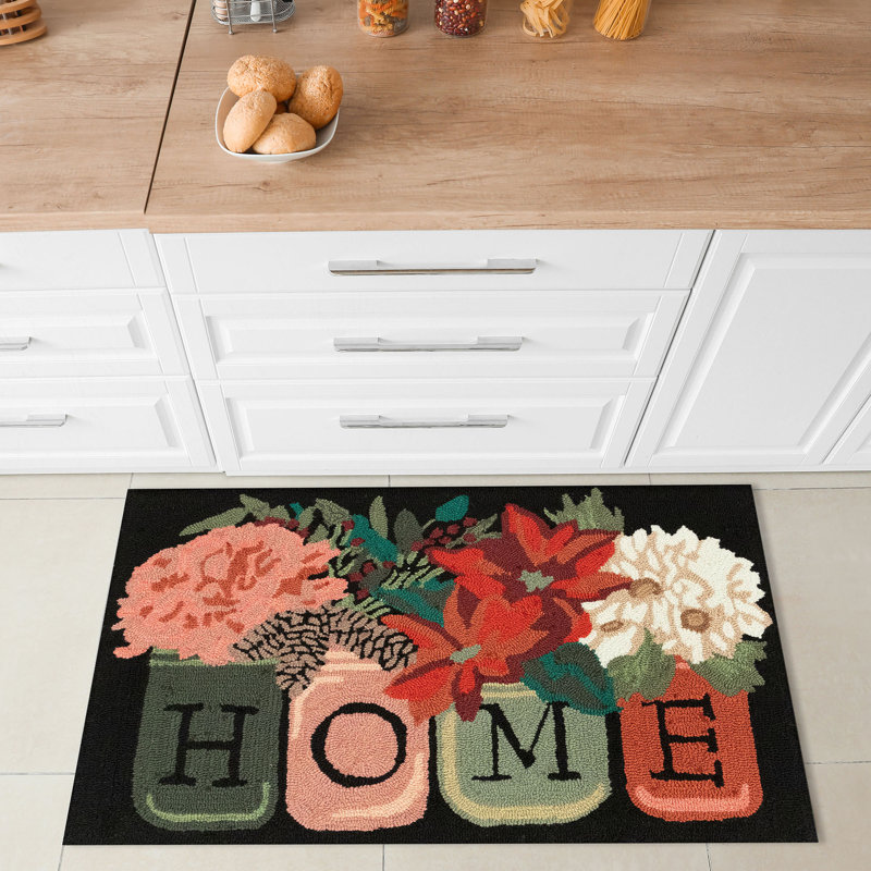 Tapis tissé à la main Safiyah, Rectangle 2 pi 6 po x 4 pi