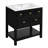 Wood Frame Bathroom Vanity With Ceramic Sink And 5 Drawers-1584283994