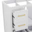 Armoire de meuble-lavabo autoportante en bois massif 36 po avec 5 tiroirs 36 po-765934764