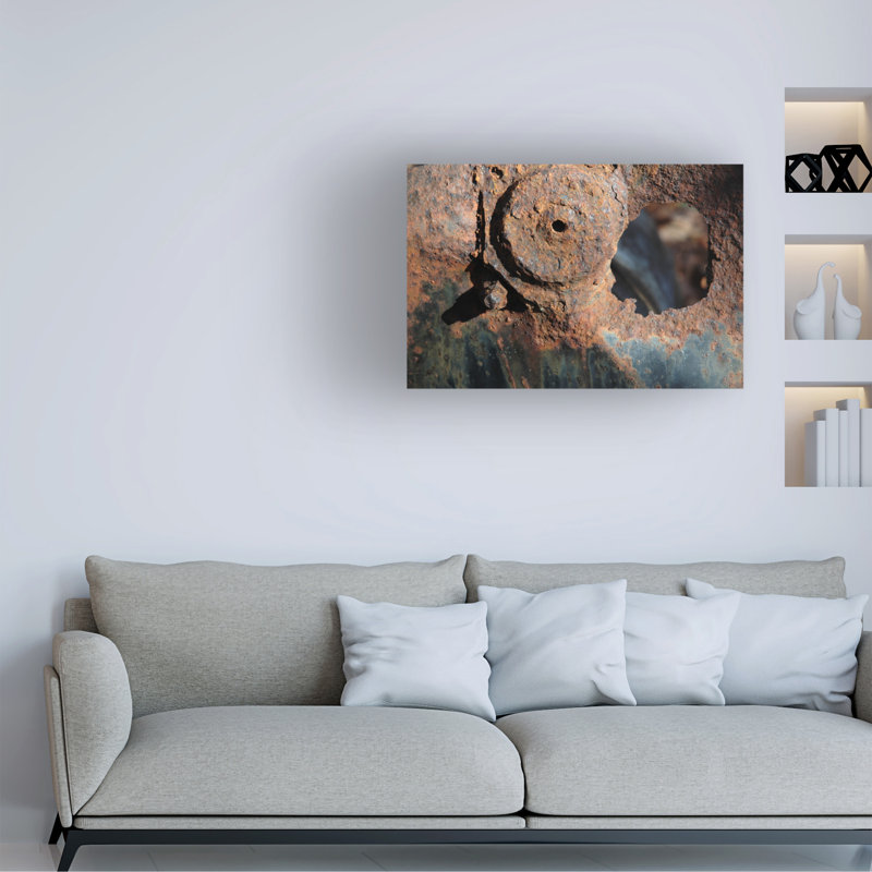 Marcus Jules Texture Rust Canvas Art, 12" H x 19" W
