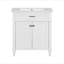 Meuble-lavabo de 30 po avec lavabo en céramique, porte à fermeture en douceur et tablettes réglables-981384747-981384744