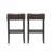 Bonded Leather Backless Bar Stool Set Ideal for Bars, Kitchen Counters and High Tables, Offering Comfort and Style