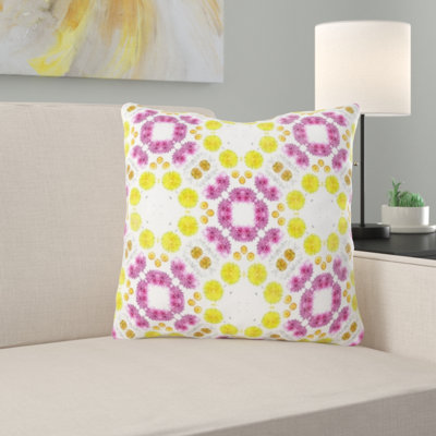 Coussin décoratif fleur