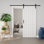 Portes de grange coulissantes en bois manufacturé 84 po H 84 po