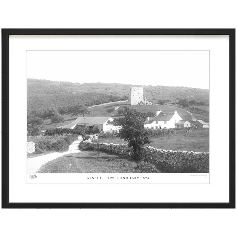 Arnside, Tower And Farm 1894 by Francis Frith - Single Picture Frame Print, 60cm H x 80cm W x 2.3cm D
