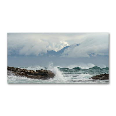 Rough Sea - Wrapped Canvas Print