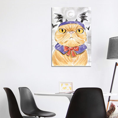 Cat - Dracula by Martin Hsu - Painting on Canvas
