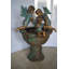 Statue de trois ferries sur fontaine en bronze - Taille: L 41 po x l 38 po x H 55 po