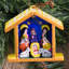 Ensemble d’ornement figurine suspendu 5 « huts »