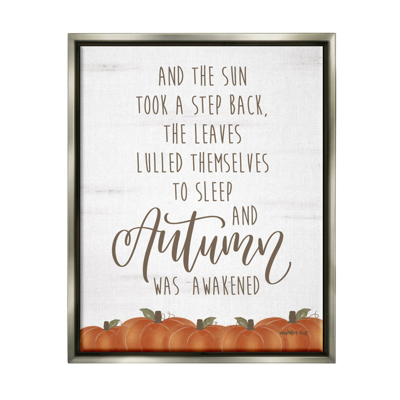 Motif d'automne éveillé par la poussière imparfaite, H 31 po x l 25 po x P 1,7 po, Cadre flottant gris lustré