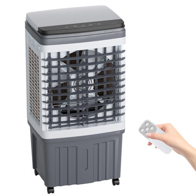 3-in-1 Portable Evaporative Air Cooler,4000 Cfm Swamp Cooler,7h Timer,indoor/outdoor,white -  TABU, 430061110#WTA