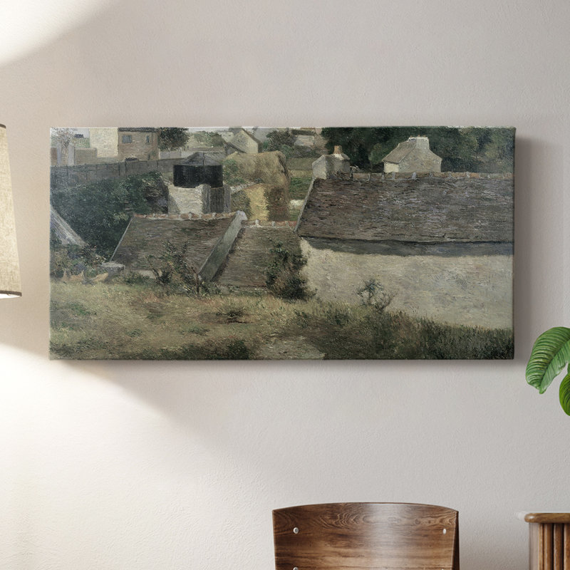 Série paysage - Dxcviii - Toile tendue avec châssis - Prêt à accrocher, H 16 po x l 32 po
