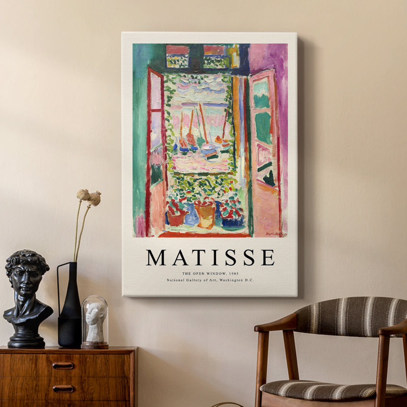 Matisse CXCVII, reproduction d'art encadrée sur mesure, galerie Cavas, H 18 po x l 12 po