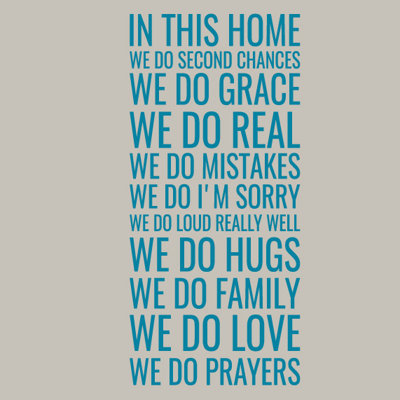 Text & Numbers Non-Wall Damaging Wall Decal