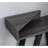 Contemporary Two Toned Console Table With Two Shelves - Black & Grey-462012740
