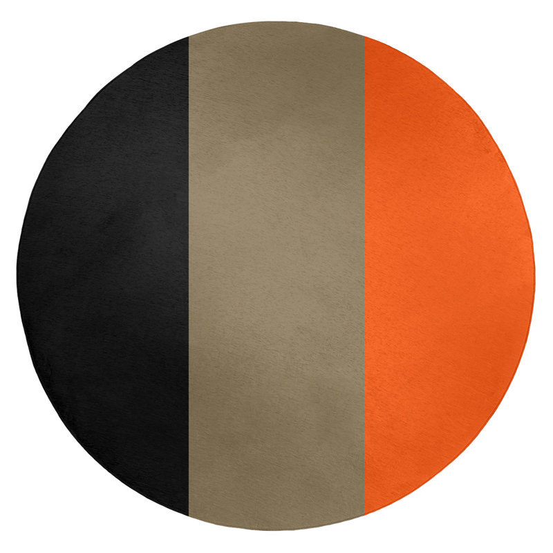 Chenille Indoor Rug, Round 5'