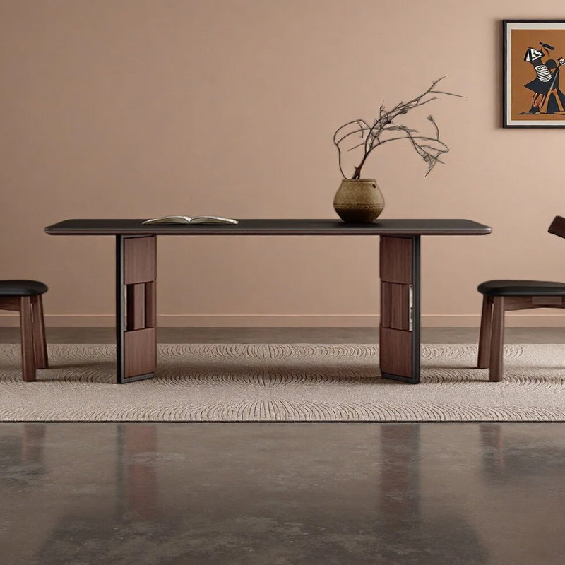 Stockport Modern rectangular dining table, 29.53”H x 70.87”L x 35.43”W