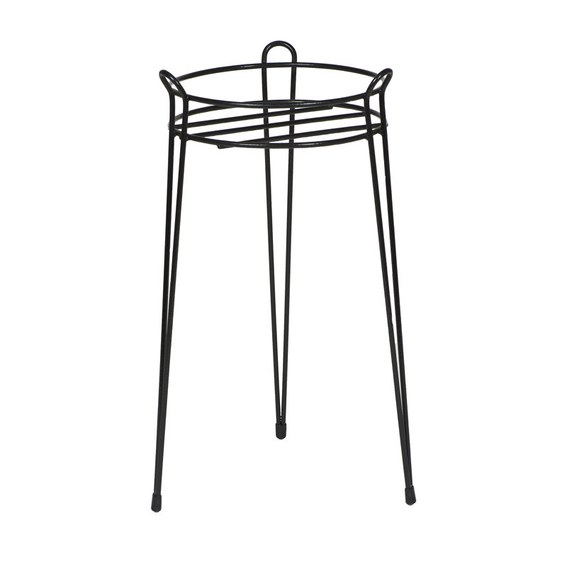 Support à plante Bowersox, Noir, H 21 po x l 10 po x P 10 po