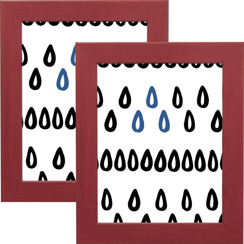 Ensemble de cadres photo Fernald, 16 po x 22 po, Rouge
